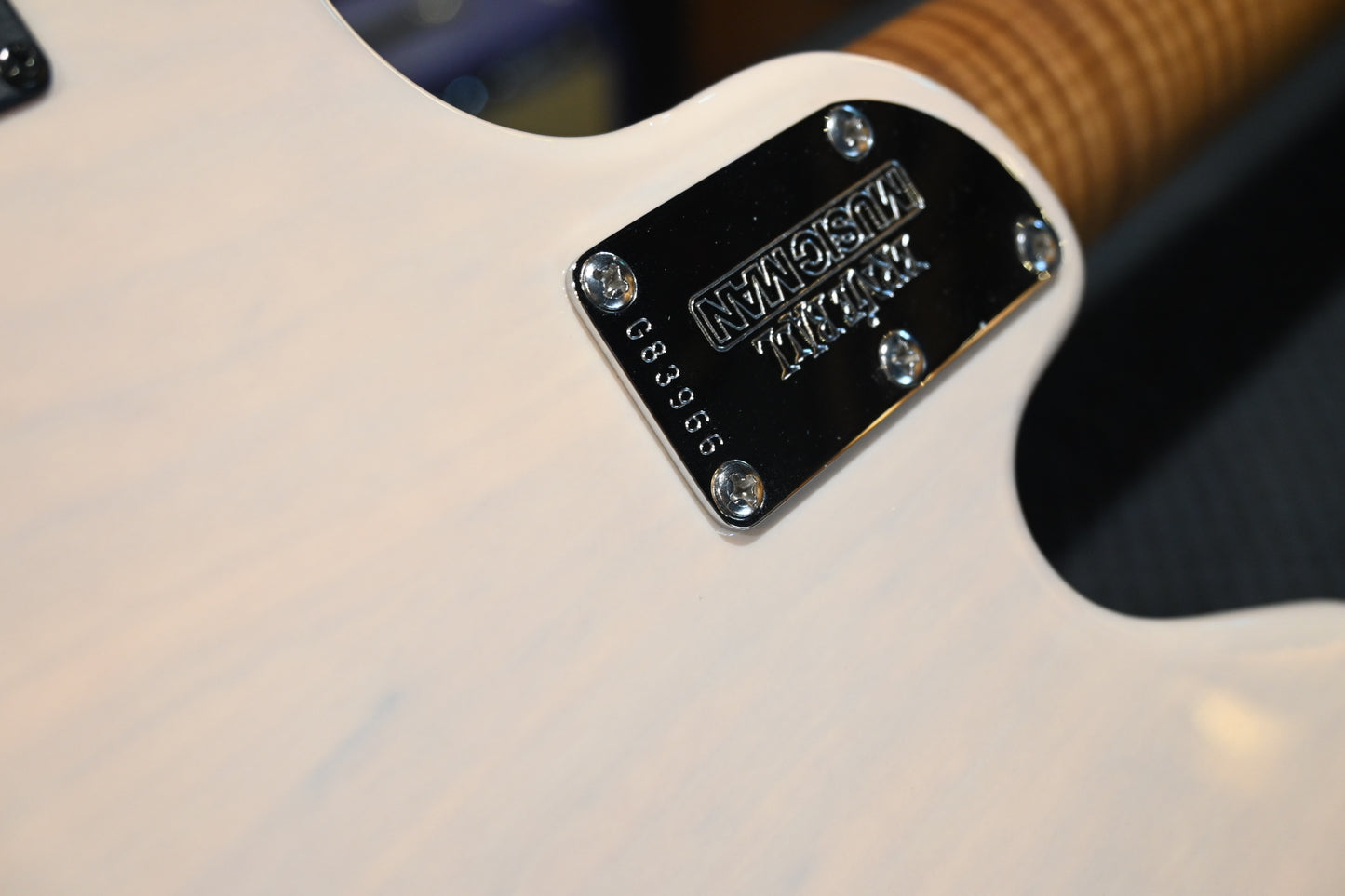 Music Man Valentine - Trans Buttermilk Guitar #3966 USED - Danville Music