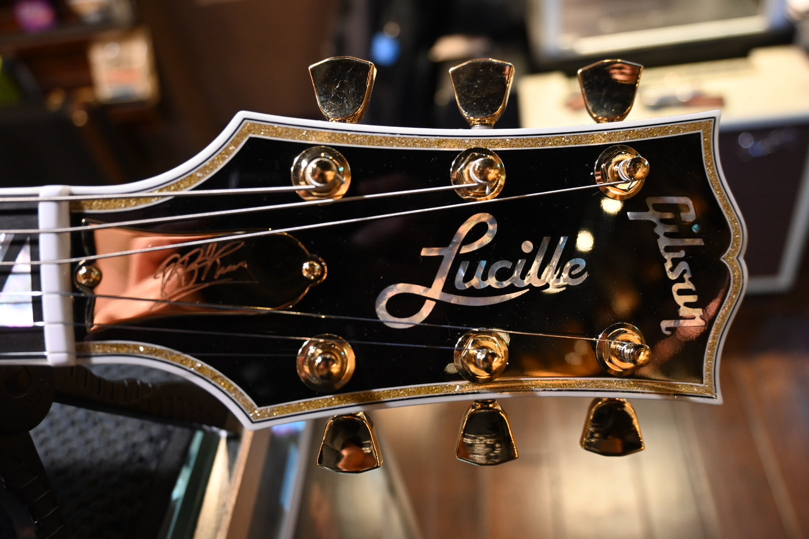 Gibson Custom Shop B.B. King Lucille Legacy One-of-a-Kind - Purple Sparkle Guitar #2889 - Danville Music