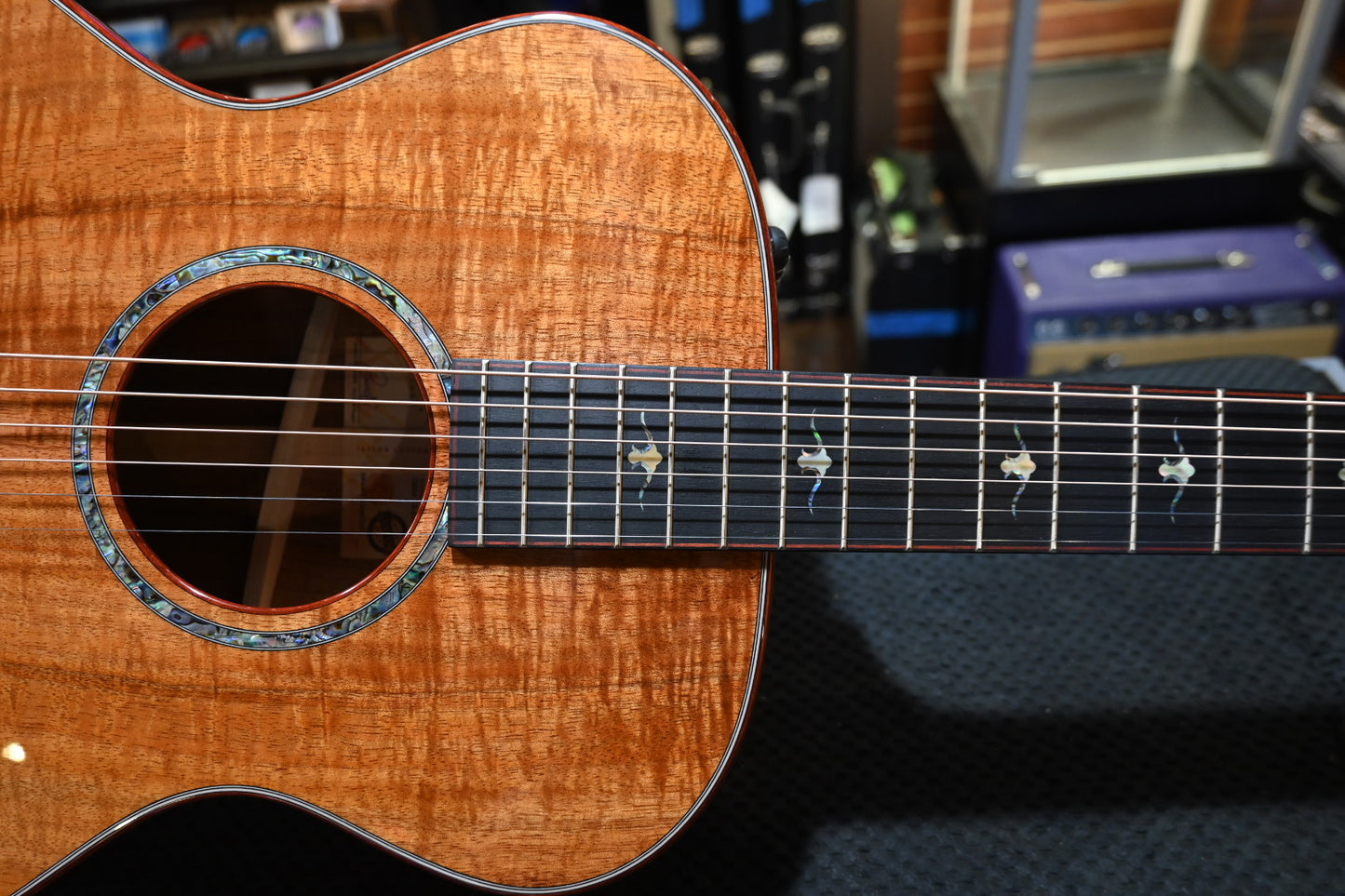 Taylor Custom GC 12-Fret AA Koa/AA Koa Catch #40 #5096 - Danville Music