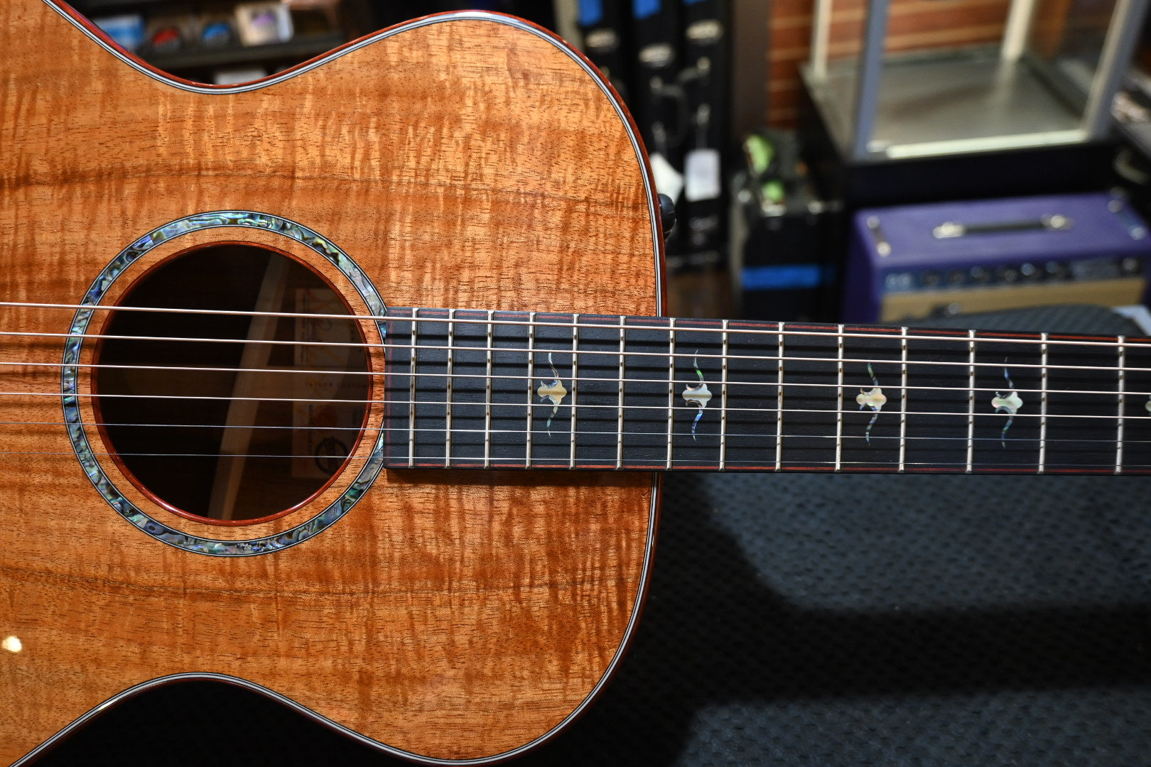 Taylor Custom GC 12-Fret AA Koa/AA Koa Catch #40 #5096 - Danville Music