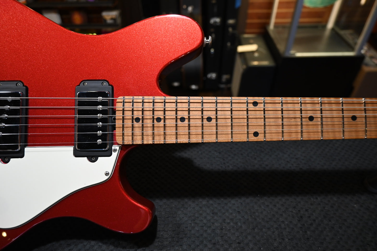 Music Man Valentine - Husker Red Guitar #5223 USED - Danville Music