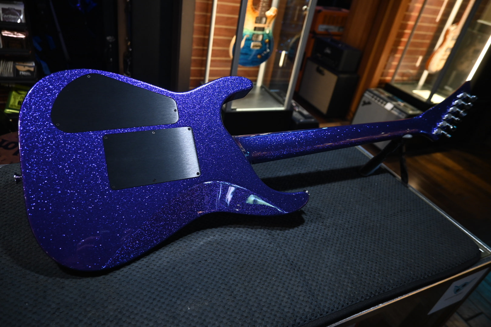Jackson Custom Shop SL 2H FR 2023 - Purple Sparkle Guitar #0549 - Danville Music