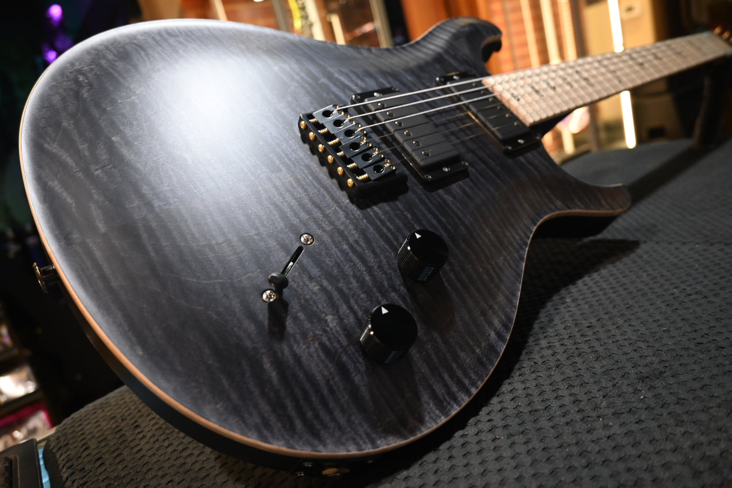 PRS CE 24 Dustie Waring Hardtail - Grey Black Guitar #3561 - Danville Music