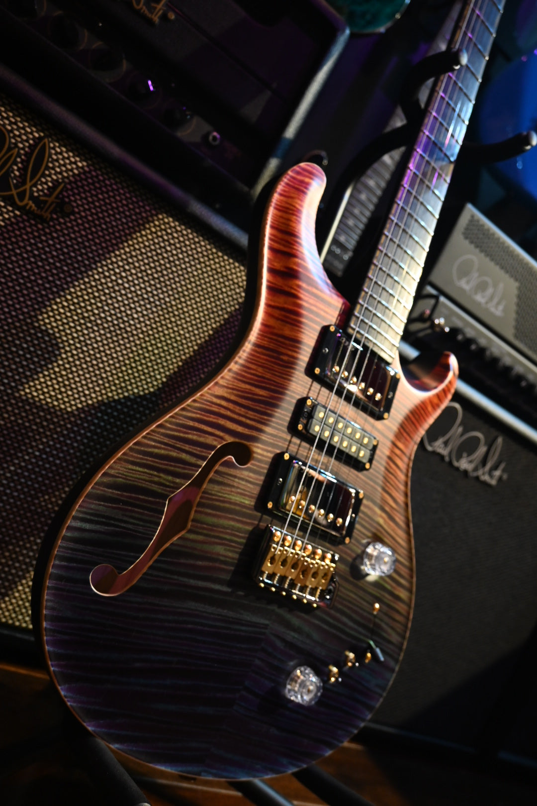 PRS Private Stock Special Semi-Hollow - Zombie Fade Satin Guitar #10776 - Danville Music