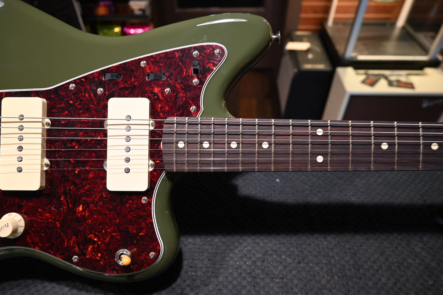 Fender Dealer Exclusive Vintera II ‘50s Jazzmaster - Olive Guitar #1900 - Danville Music