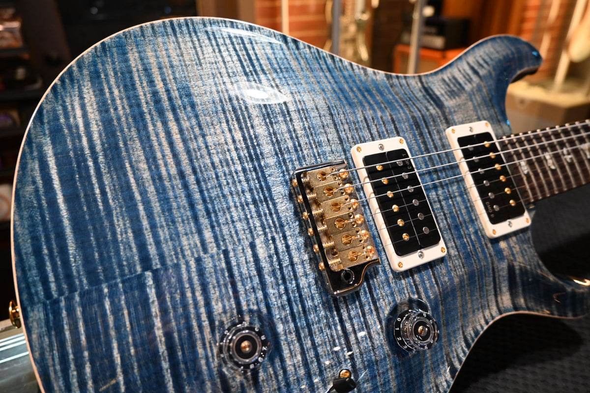 PRS Custom 24 10-Top 2025 - Faded Whale Blue Guitar #3481