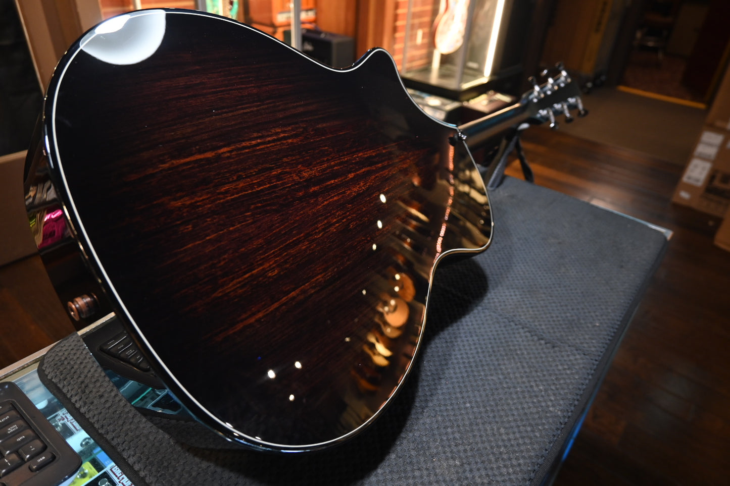 Taylor Custom GA Builder’s Edition Torrefied Spruce/Rosewood - Chroma Algae Guitar #5082 - Danville Music