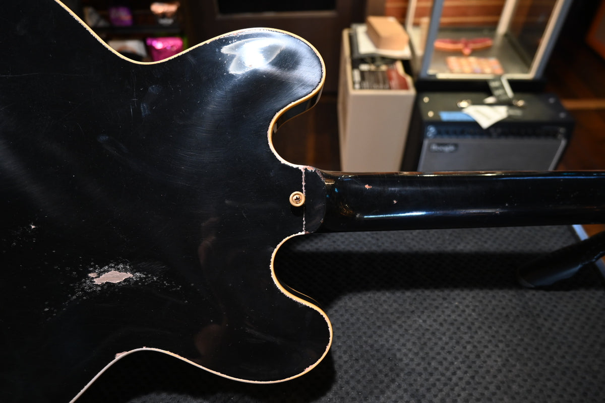Gibson Custom Shop ES-345 Reissue Varitone Bigsby Murphy Lab Heavy Aged - Ebony Guitar #0479