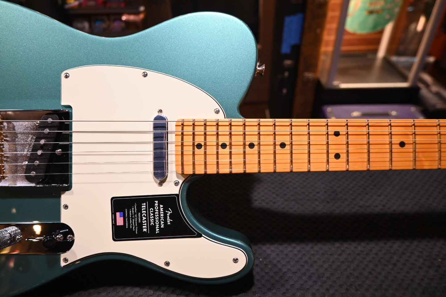 Fender American Professional Classic Telecaster - Faded Sherwood Green Metallic Guitar #8759