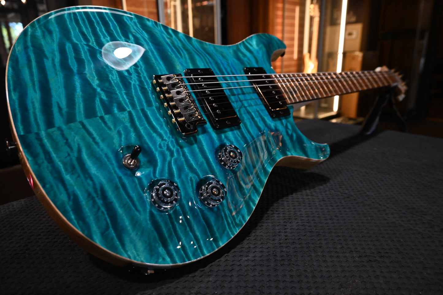 PRS Wood Library DGT 10–Top Quilt - Carroll Blue Guitar #2069 - Danville Music