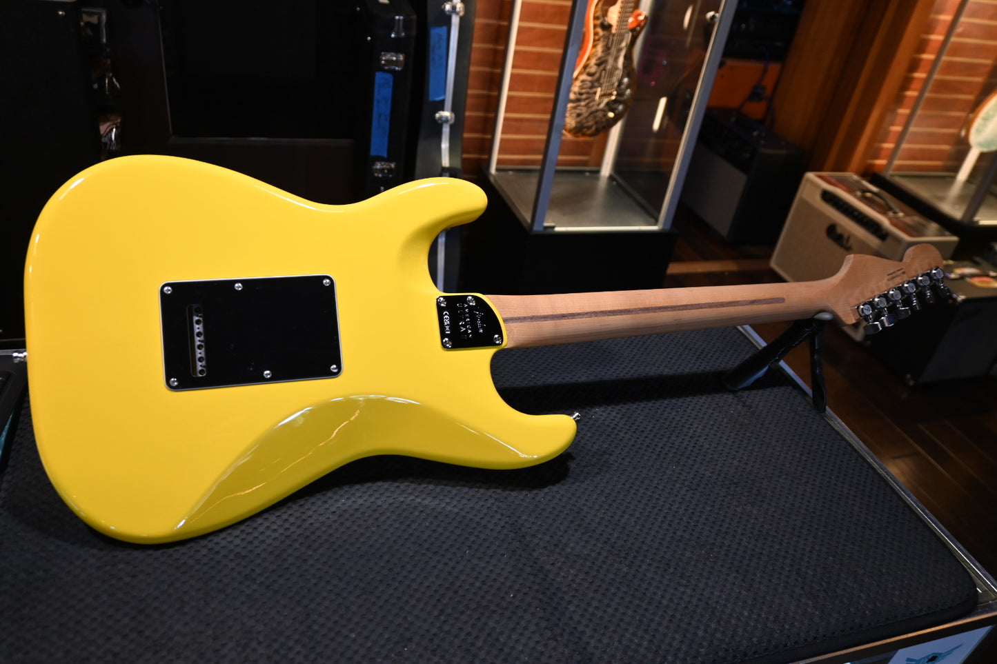 Fender Limited Edition American Ultra II Stratocaster - Graffiti Yellow Guitar #0728