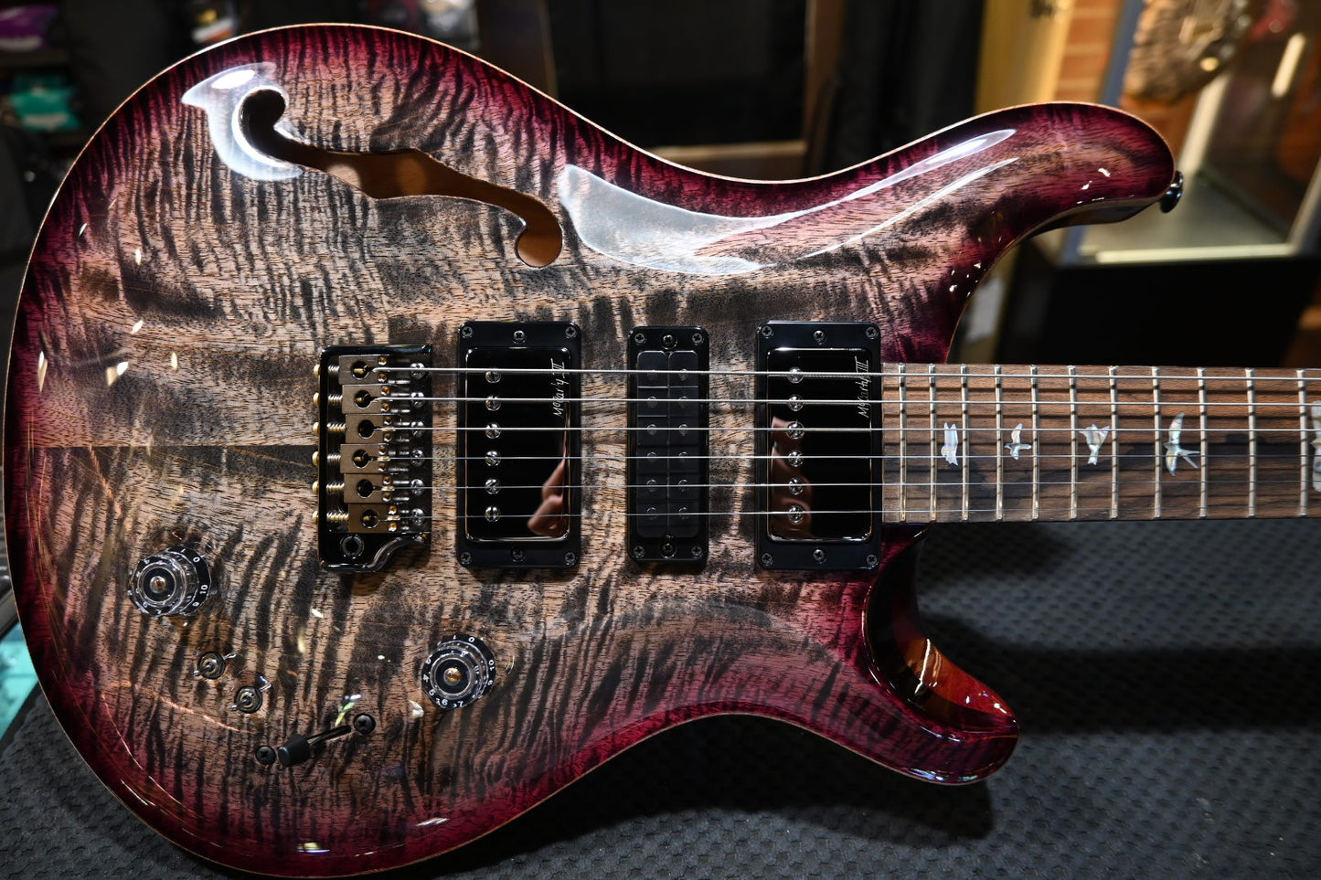 PRS Special Semi-Hollow Mango Limited Edition - Charcoal Purple Burst Guitar #5254