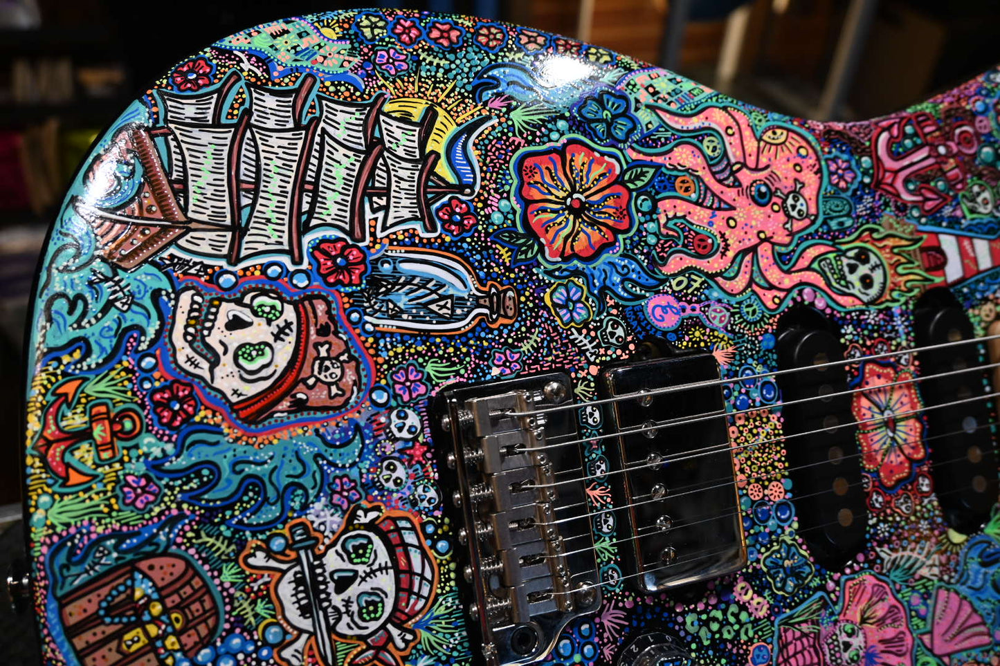 PRS Fiore Danville Music X Rosati - Pirate Paradise Guitar #7232 - Danville Music