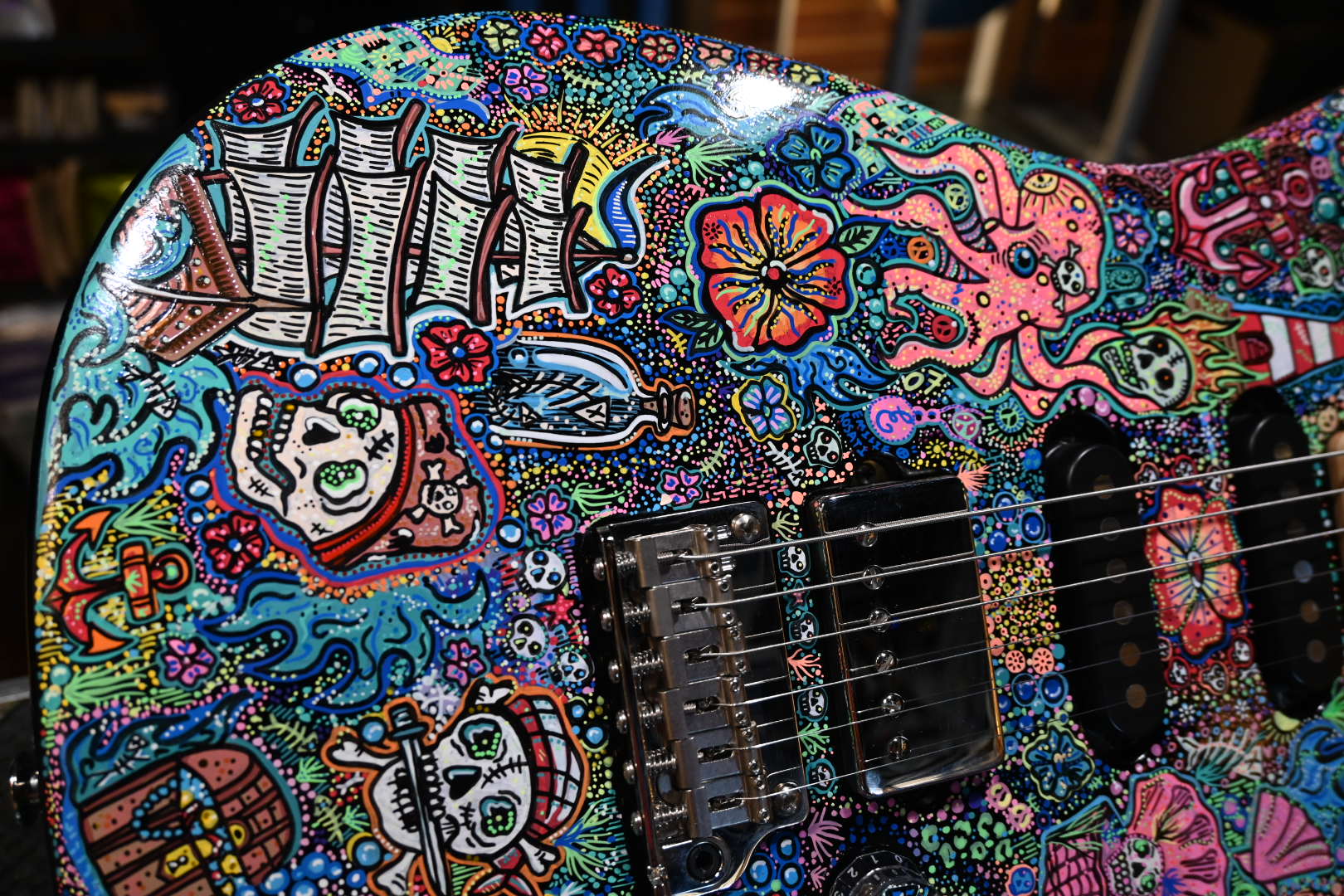 PRS Fiore Danville Music X Rosati - Pirate Paradise Guitar #7232 - Danville Music