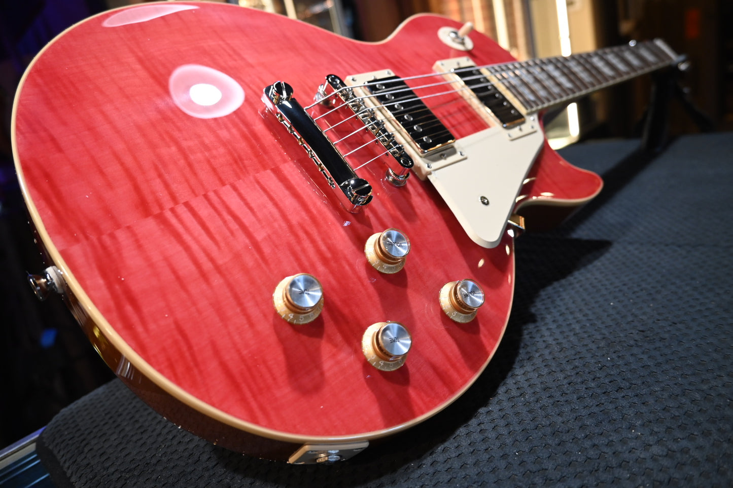 Epiphone Les Paul Standard ‘60s Figured - Fucshia Guitar #0628