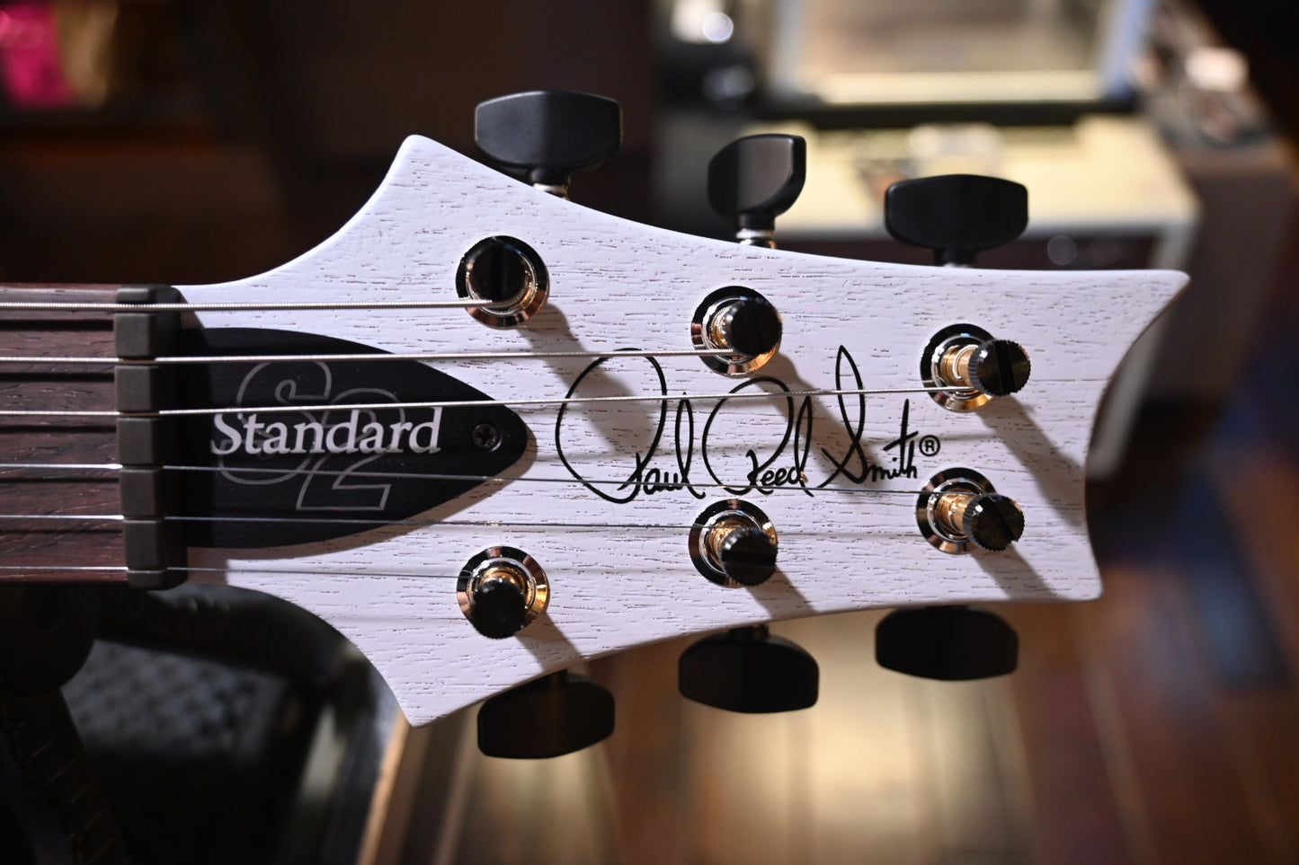 PRS S2 Standard 24 Satin 2025 - Pearl White Guitar #2058 - Danville Music