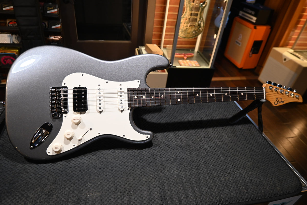 Suhr Classic S HSS Rosewood - Pewter Metallic Guitar #4569