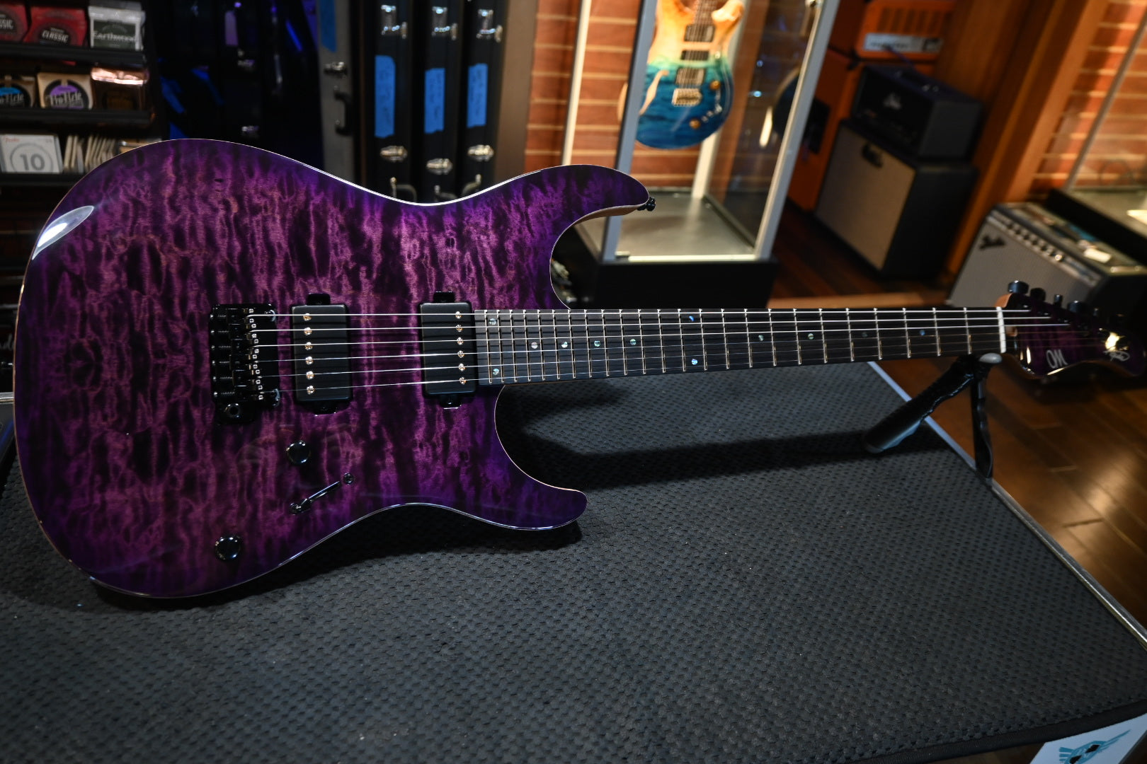 Mayones Aquila Elite S 6 - Infinite Purple Guitar #5599 - Danville Music
