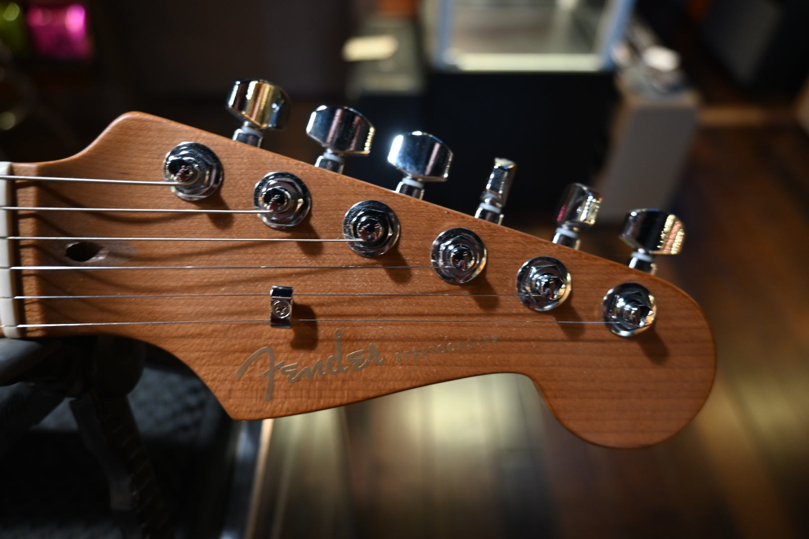 Fender Limited Edition American Ultra II Stratocaster HSS - Graffiti Yellow Guitar #8927 - Danville Music