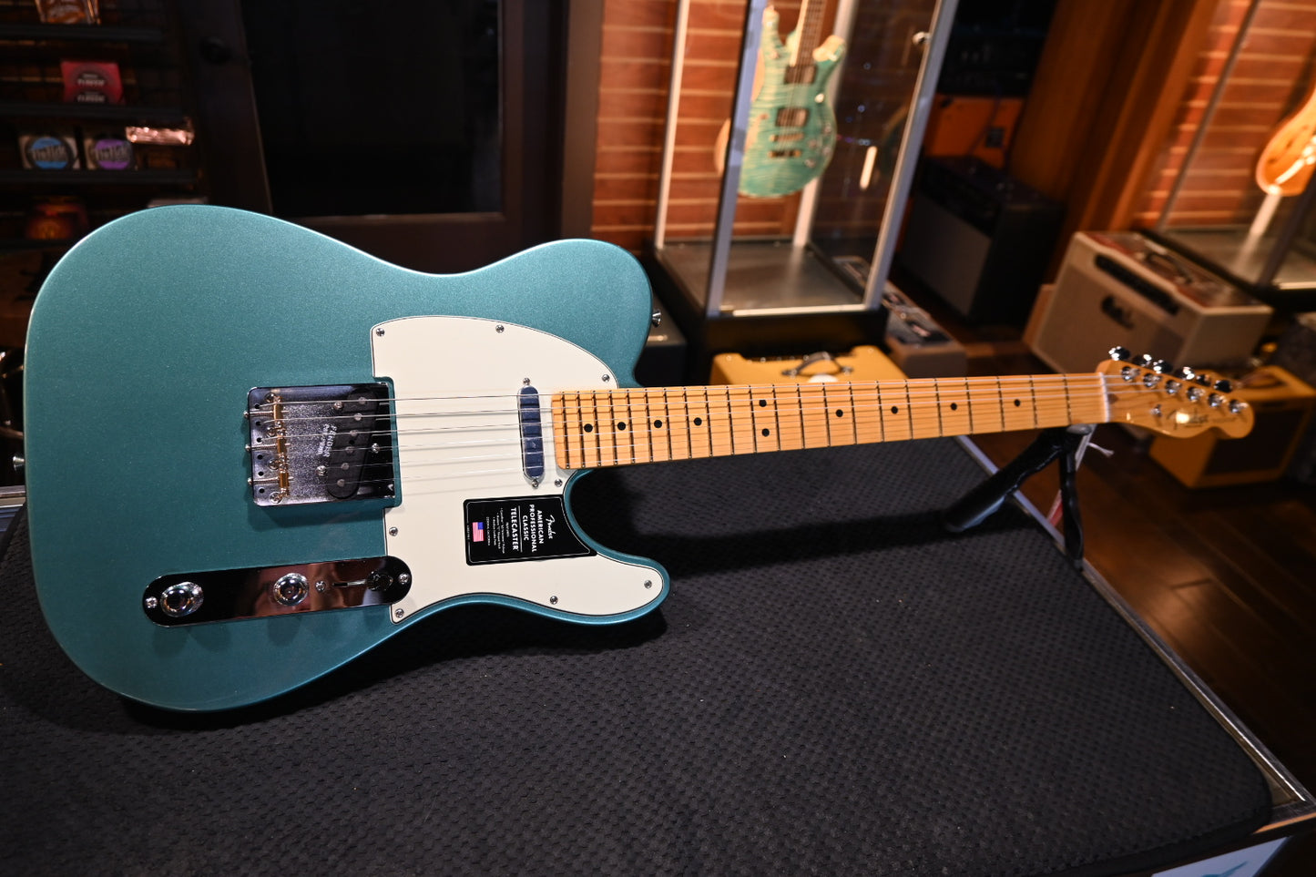 Fender American Classic Telecaster - Faded Sherwood Green Metallic Guitar #9890