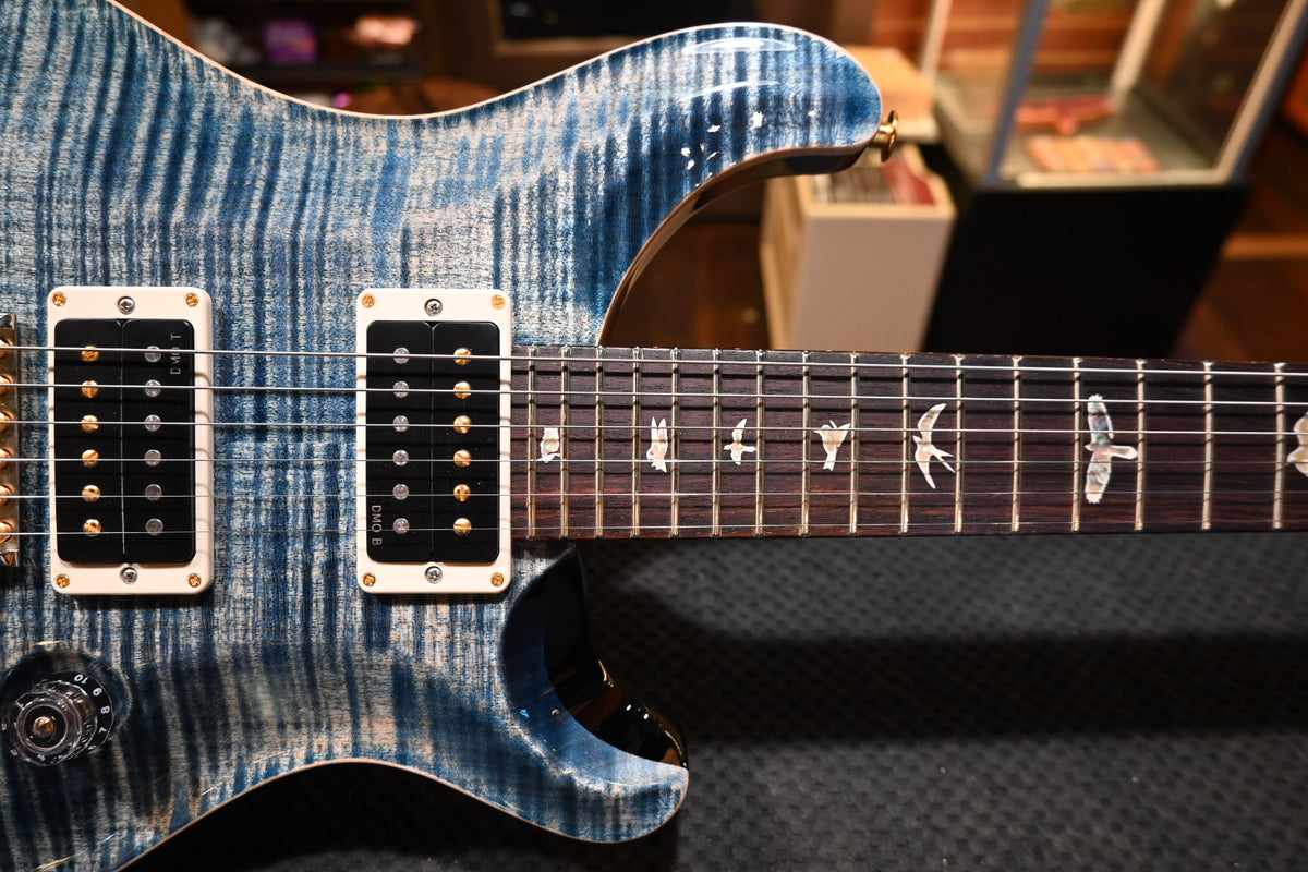 PRS Custom 24 10-Top 2025 - Faded Whale Blue Guitar #3481