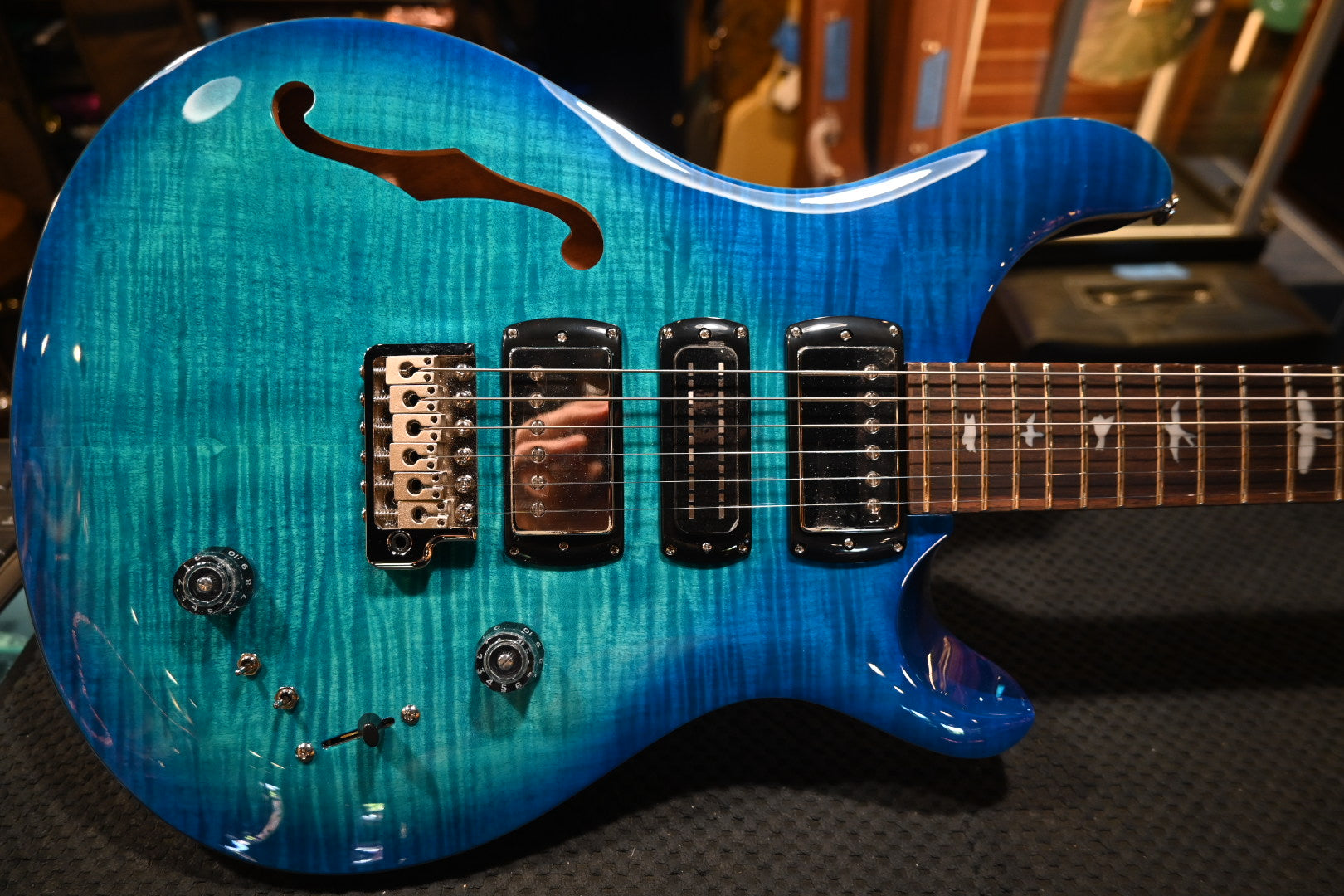 PRS SE Special Semi-Hollow - Lake Blue Guitar #0135 - Danville Music