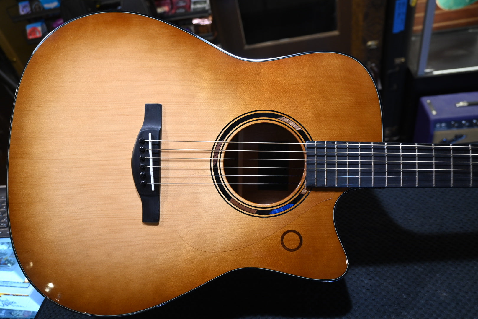 Yamaha TAG3 C Transacoustic - Sandburst Guitar #0441 - Danville Music