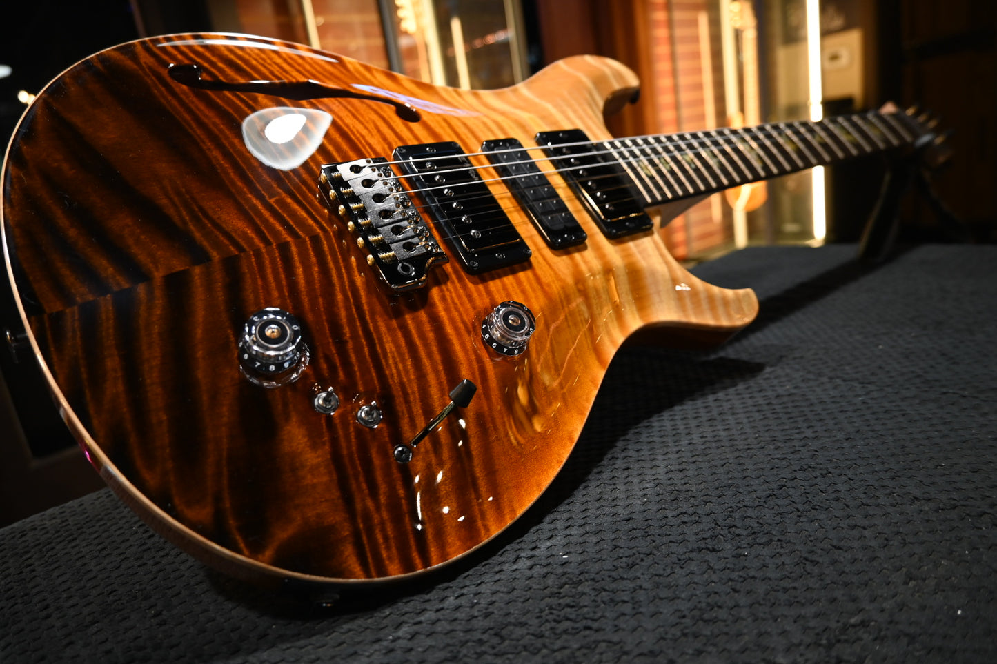 PRS Wood Library Special Semi-Hollow Danville Music 35th Anniversary Artist Top - Sandstorm Fade Guitar #0874