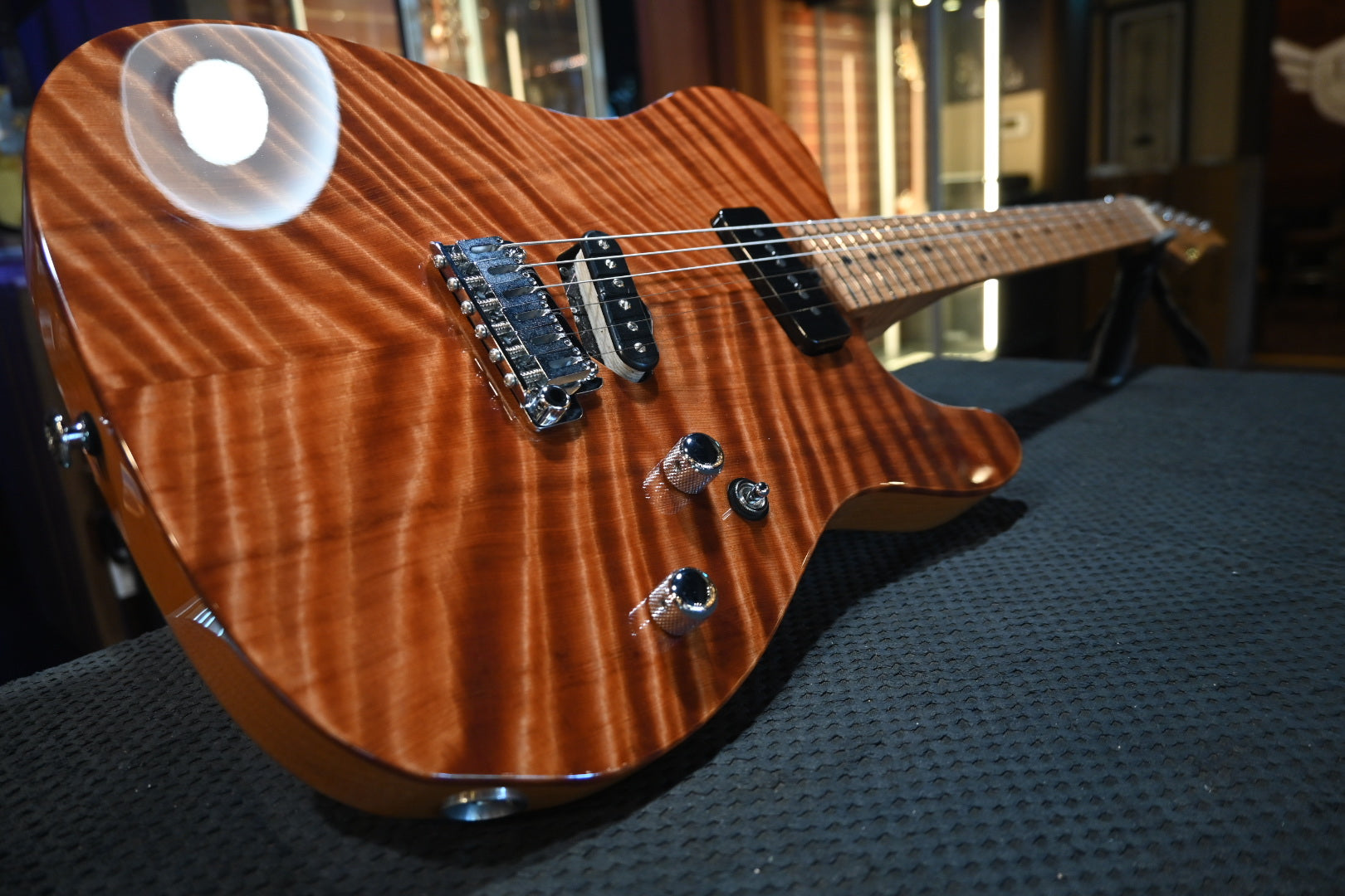 Suhr Custom Classic T 2012 Flamed Redwood - Natural Guitar #7887 - Danville Music