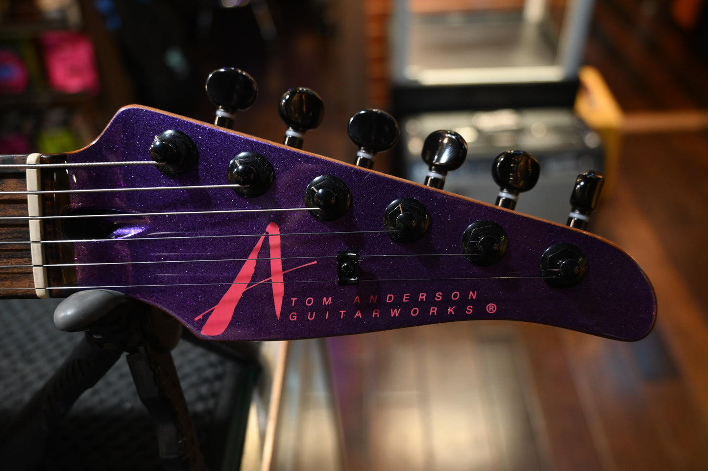 Tom Anderson Classic 2022 - Sparkle Purple Guitar #22MC