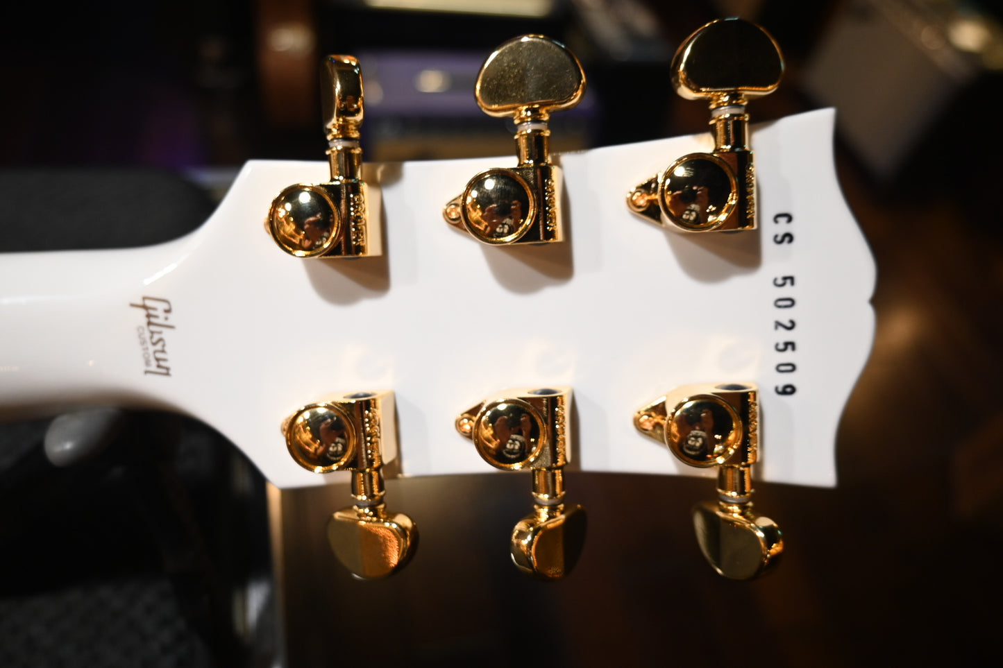 Gibson Custom Shop Les Paul Custom - Alpine White Guitar #2509