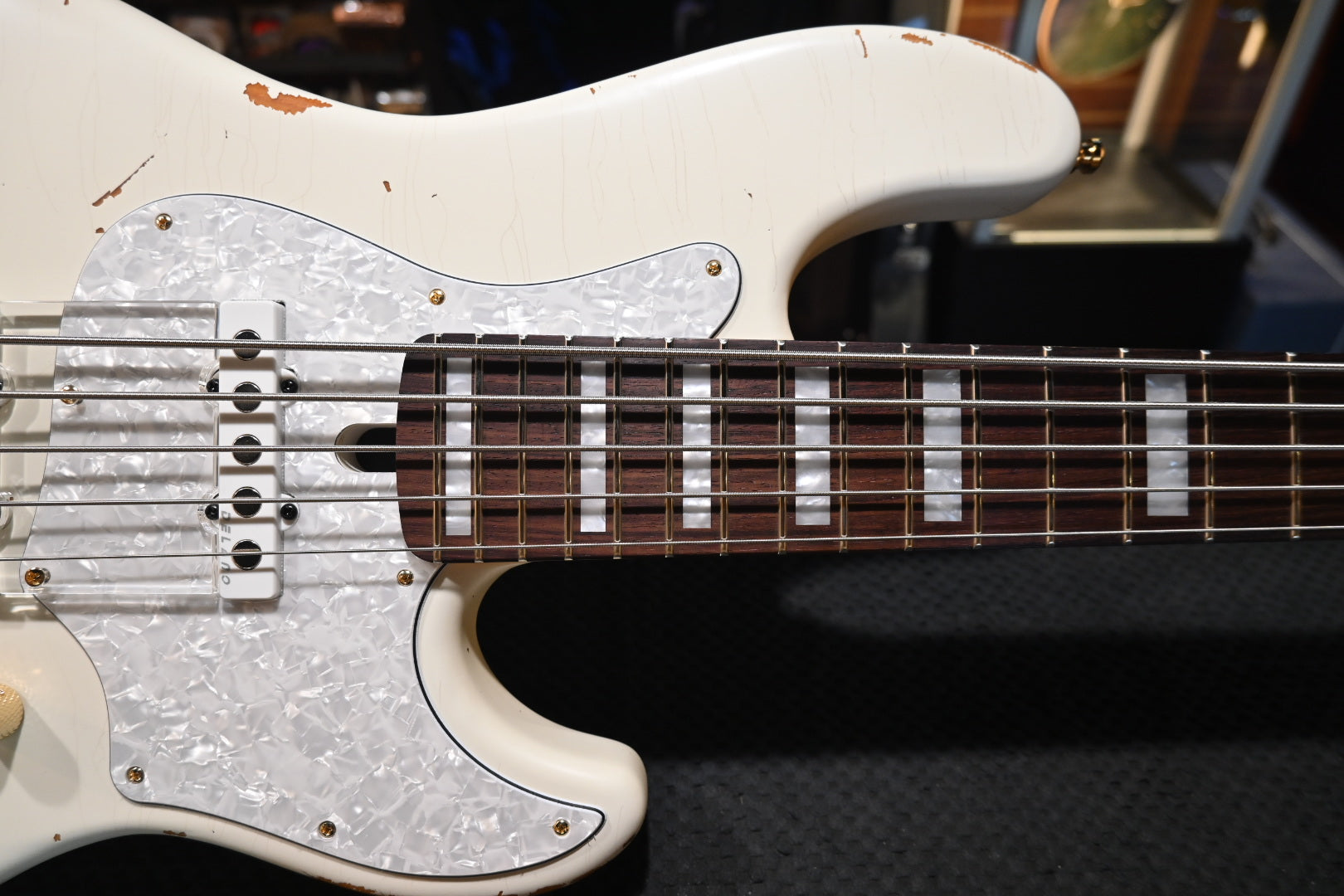 Mayones Jabba HF Aged Blonde 5 - Monolith Aged Blond Nitro Bass #1340 - Danville Music