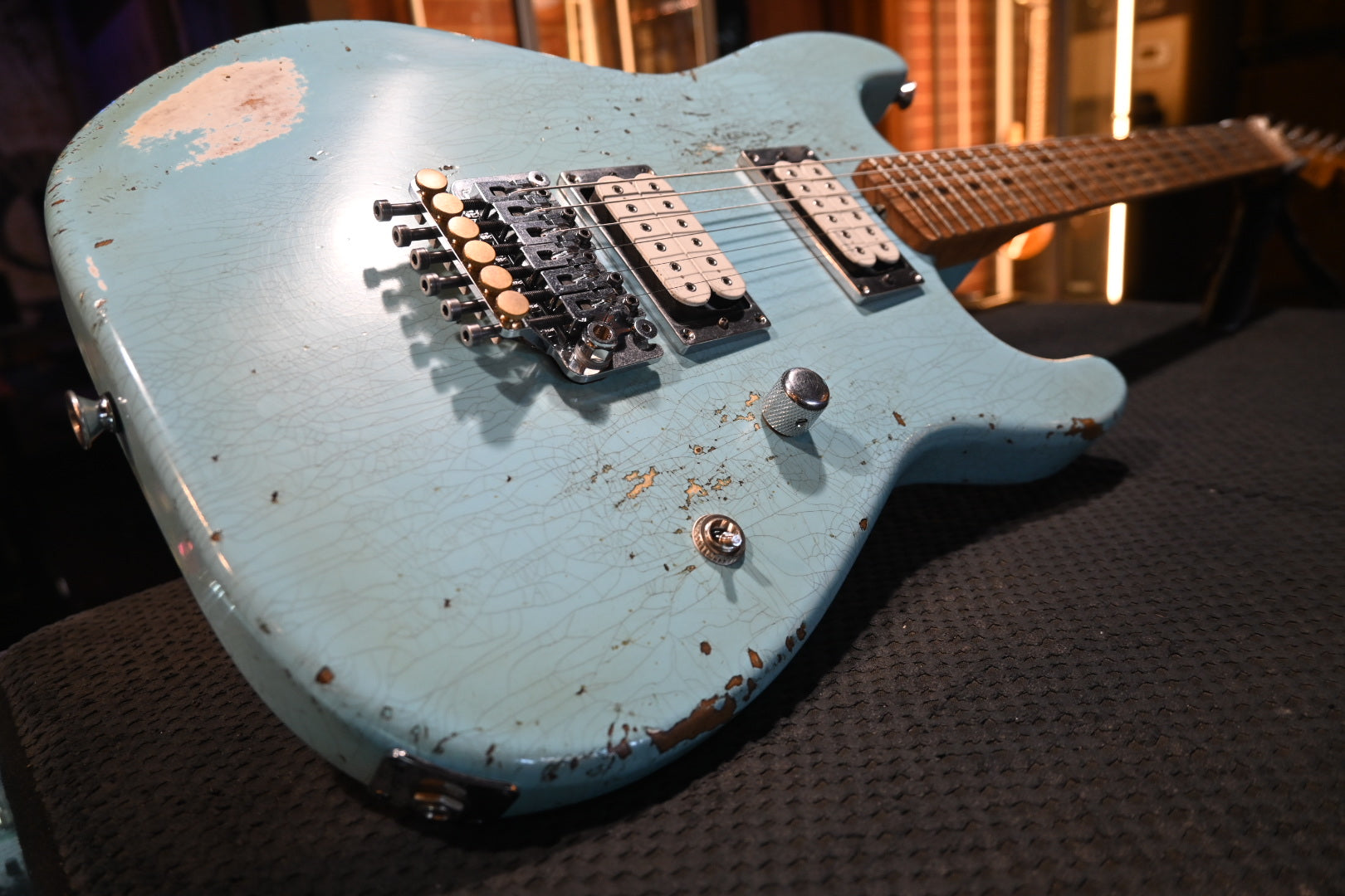 Charvel San Dimas 2H FR84 2024 - Daphne Blue Guitar #4280 - Danville Music