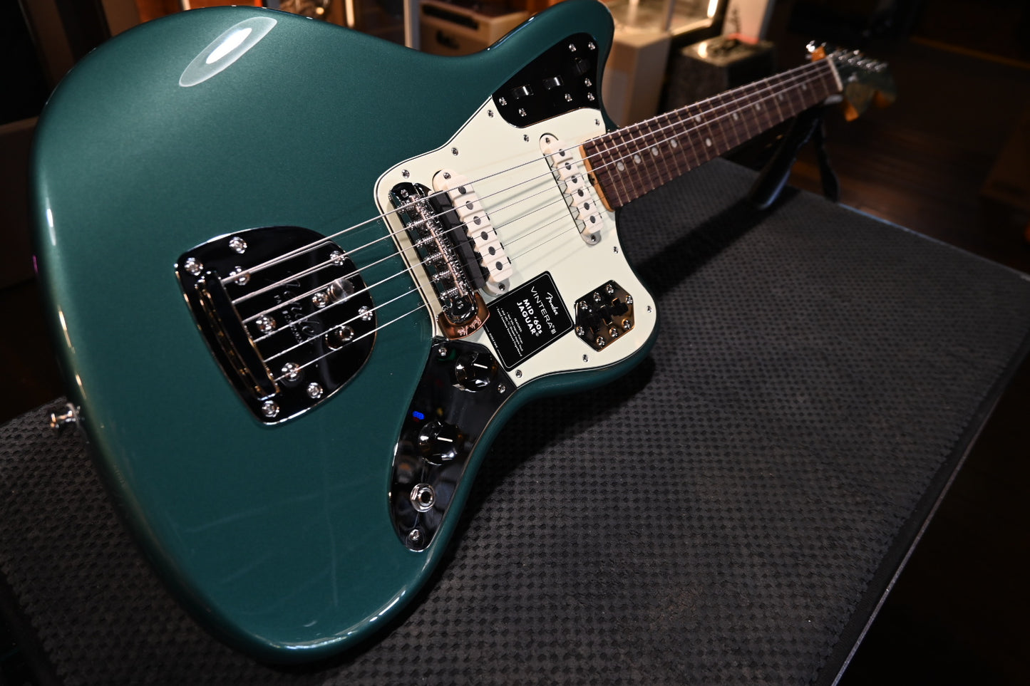 Fender Vintera III Mid ‘60s Jaguar - Sherwood Green Metallic Guitar #1137