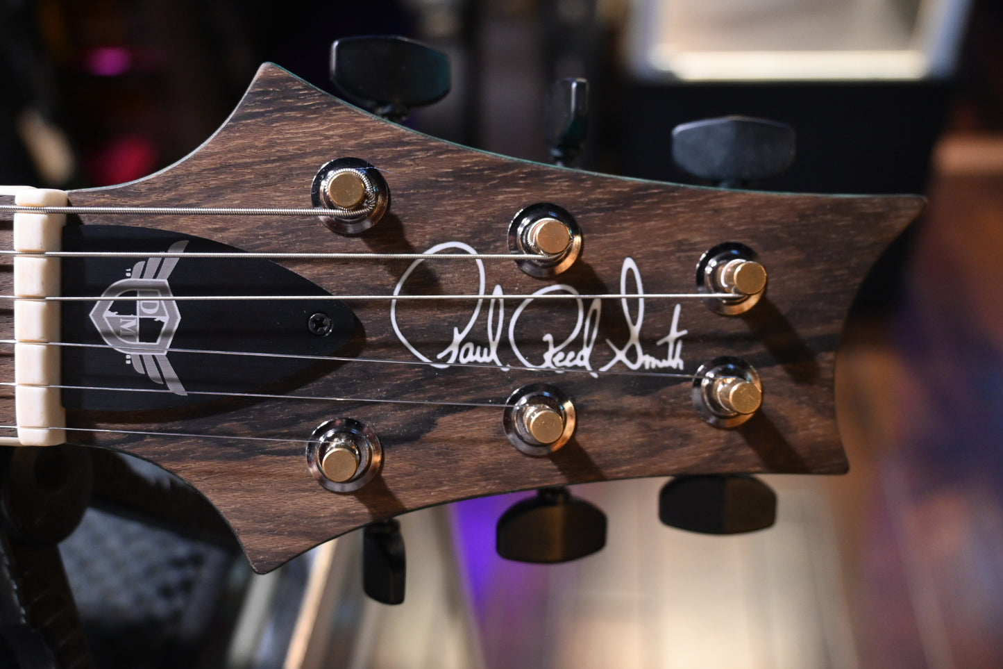 PRS Wood Library McCarty 594 Semi-Hollow Danville Music 35th Anniversary Artist Top - Bahamian Blue Guitar #8202