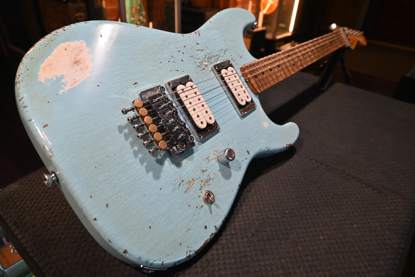 Charvel San Dimas 2H FR84 2024 - Daphne Blue Guitar #4280 - Danville Music