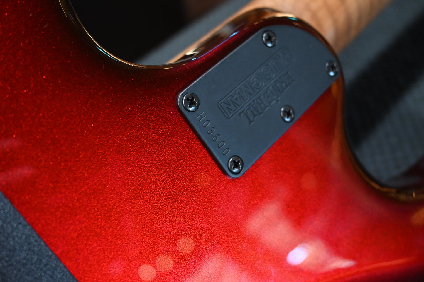 Music Man Luke 4 - Scoville Red Guitar #3600 - Danville Music