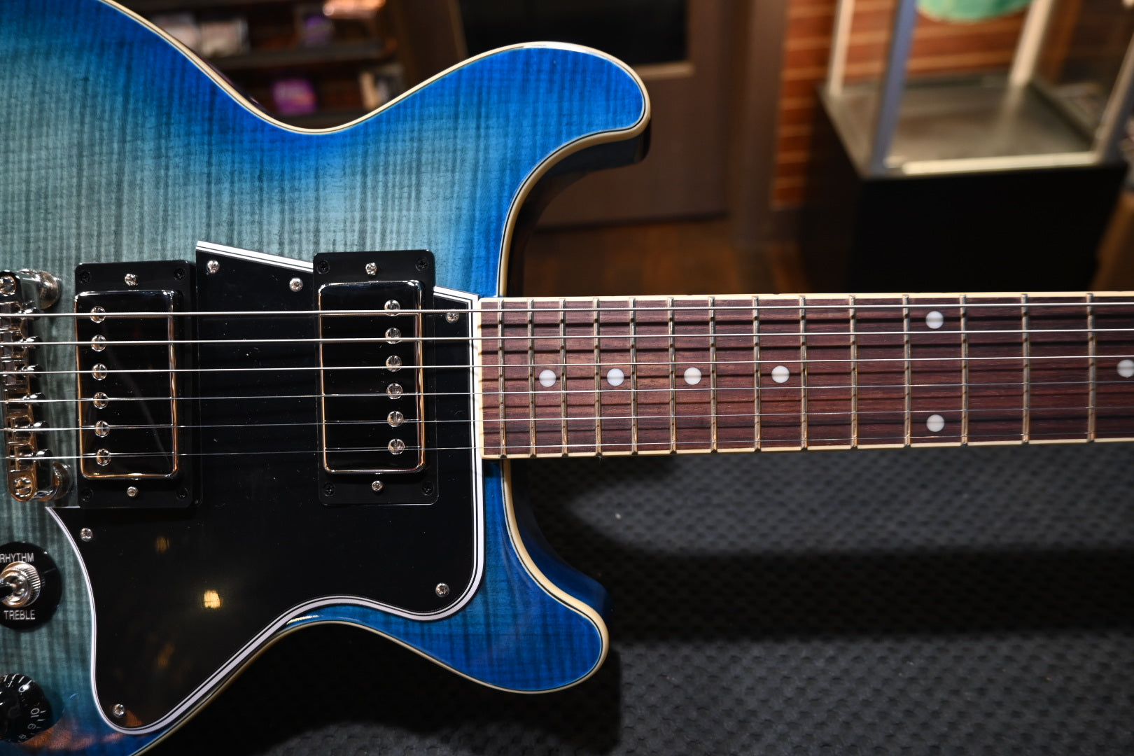Epiphone Les Paul Special Double Cut Figured - Ocean Water Guitar #5245 - Danville Music
