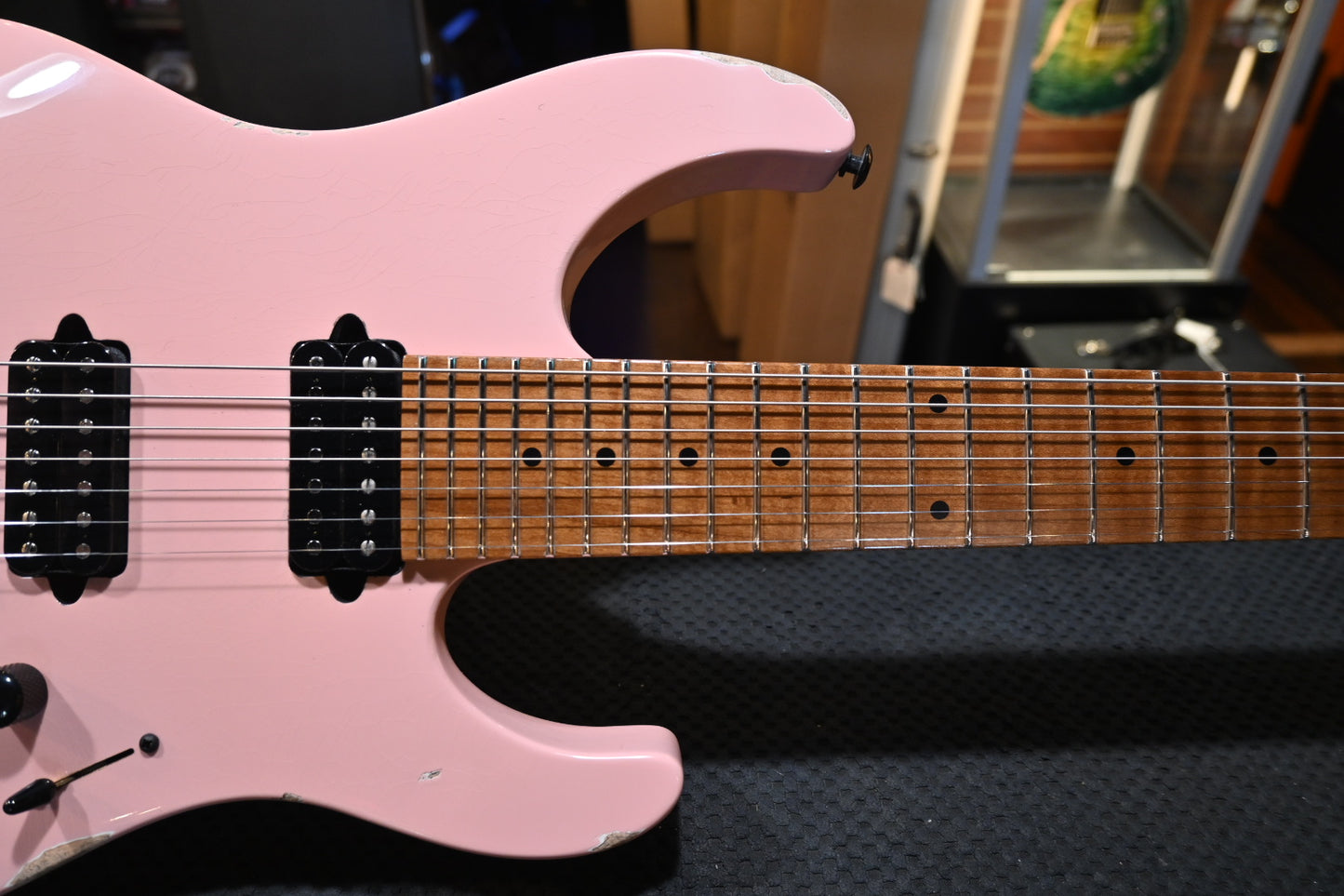 Suhr Custom Modern 7 Antique - Shell Pink Guitar #3351