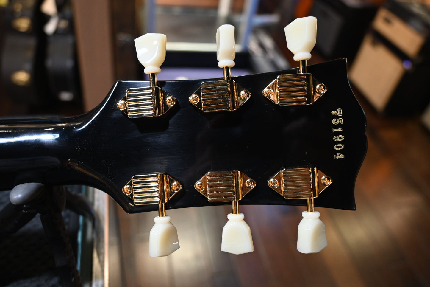 Gibson Custom Shop Les Paul Custom 2-Pickup VOS - Ebony Guitar #1904