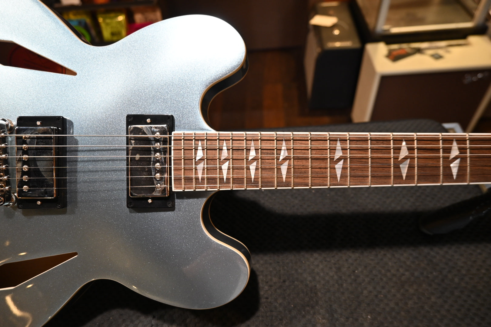 Epiphone Dave Grohl DG-335 - Pelham Blue Guitar #0350 USED - Danville Music