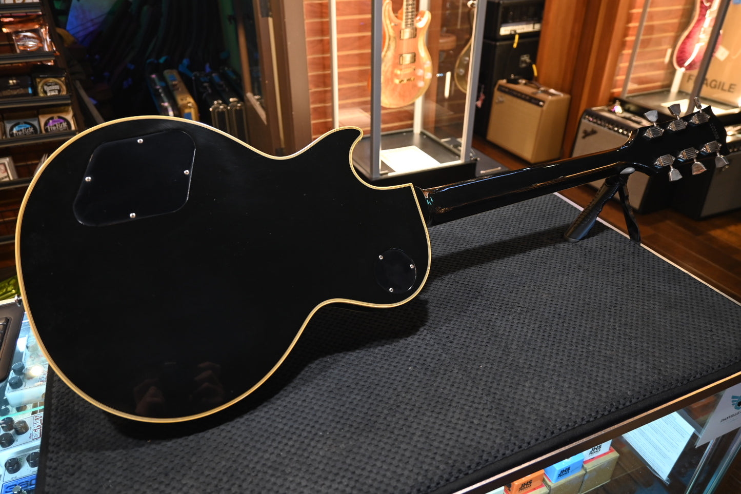 Gibson Custom Shop ‘68 Les Paul Custom 2021 - Black Guitar #0308 PRE-OWNED - Danville Music