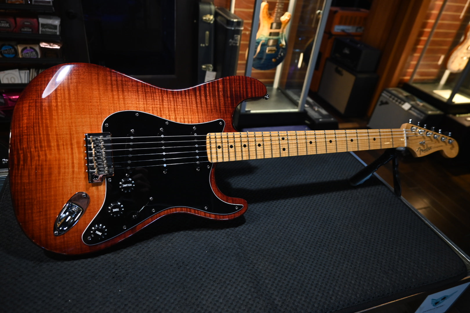 Fender Select Stratocaster 2012 - Dark Cherry Burst Guitar #7261 - Danville Music