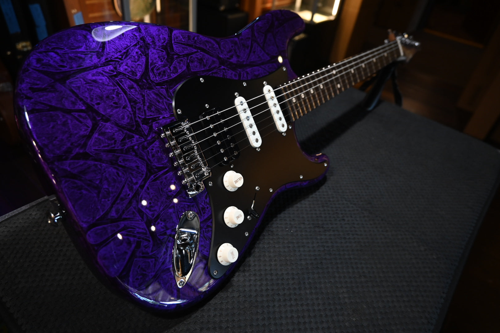 Suhr Custom Classic S - Purple Web Guitar #1218 - Danville Music