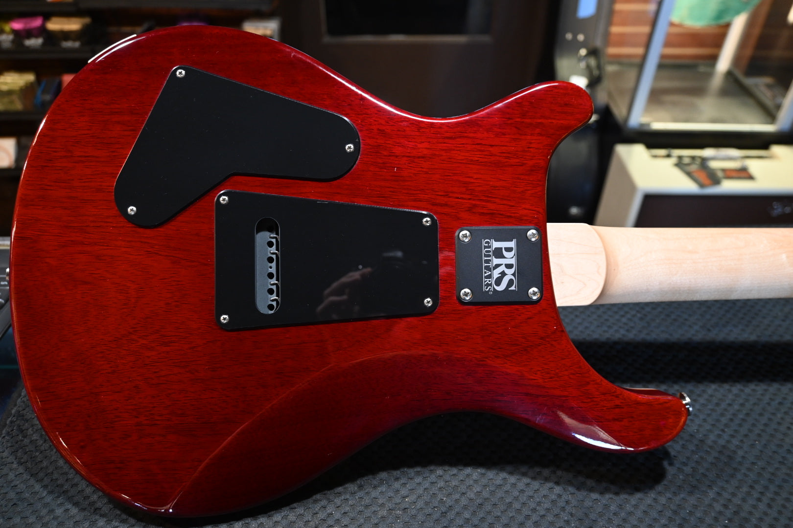 PRS CE 24 Semi-Hollow 2021 - Fire Red Guitar #4767 - Danville Music