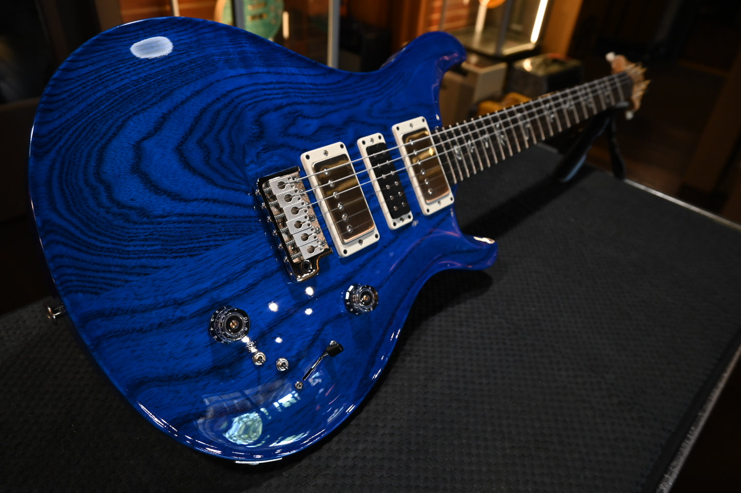 PRS Wood Library Swamp Ash Special - Blue Matteo Guitar #1585 - Danville Music