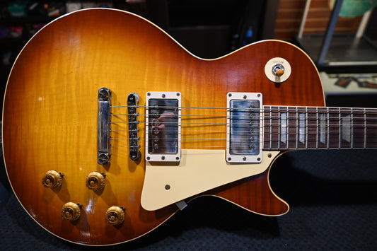 Gibson Custom Shop 1959 Les Paul Standard Reissue 2024 - Murphy Lab Light Aged - Cherry Teaburst Guitar #1442 - Danville Music