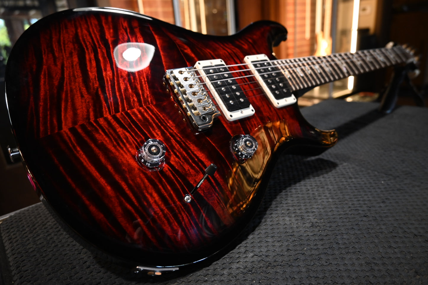 PRS Custom 24 2024 - Fire Red Guitar #7270 - Danville Music