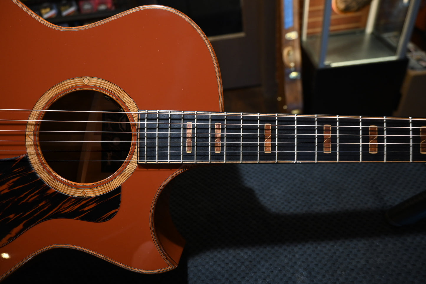 Taylor Custom GA Mahogany/Mahogany Catch #4 - Terra Cotta Guitar #6099