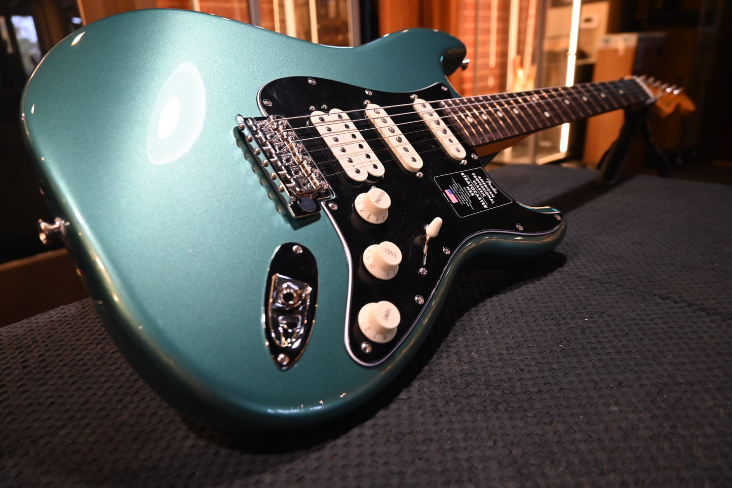 Fender American Professional Classic Stratocaster HSS - Sherwood Green Metallic Guitar #1615